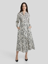 Image sur Robe midi imprimée