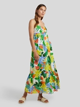 Image sur Robe midi imprimé floral