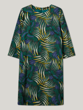 Bild von Kleid mit Federn-Print