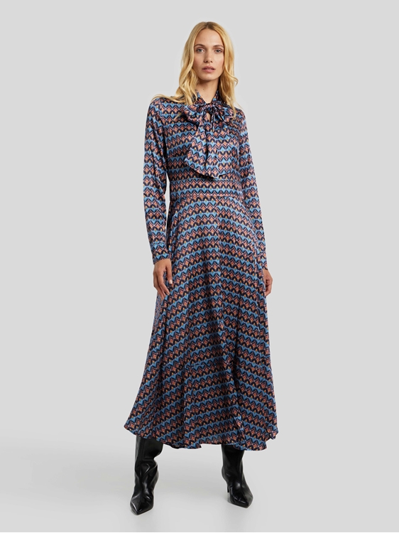 Midikleid aus seide Clearance