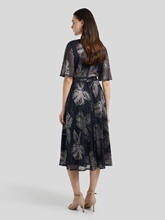 Image sur Robe midi imprimé pailleté