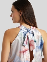 Bild von Abendkleid mit floralem Print