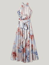 Bild von Abendkleid mit floralem Print