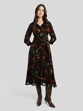 Image sur Robe midi imprimé floral