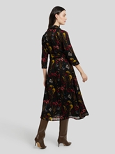 Image sur Robe midi imprimé floral