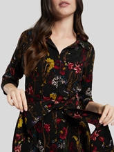 Image sur Robe midi imprimé floral