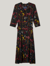 Image sur Robe midi imprimé floral