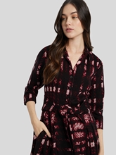 Bild von Blusenkleid mit Print AUDREY