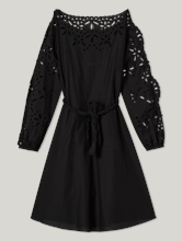 Image sur Robe à broderie ajourée