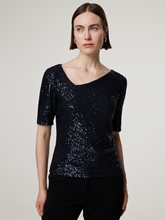 Bild von Shirt mit Pailletten