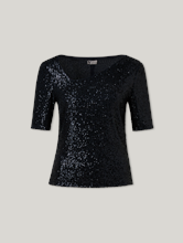 Bild von Shirt mit Pailletten