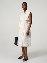 Bild von Trenchcoat-Kleid mit Leinen