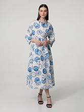 Image sur Robe chemisier avec imprimé