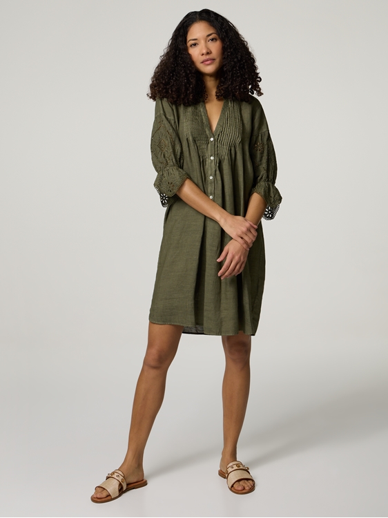 Image sur Robe midi en lin