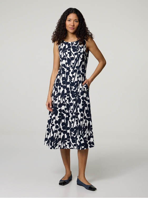 Image sur Robe midi à imprimé