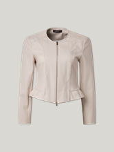 Bild von Faux-Lederjacke