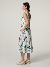 Image sur Robe midi avec imprimé