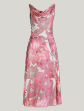 Image sur Robe de cocktail à imprimé floral