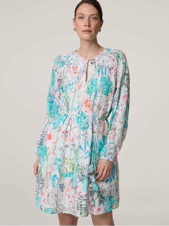 Bild von Midikleid mit Stickereien