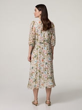 Image sur Robe midi avec imprimé