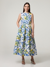 Image sur Robe midi avec imprimé