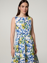 Image sur Robe midi avec imprimé