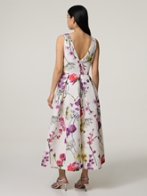 Image sur Robe midi avec imprimé floral