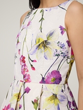 Image sur Robe midi avec imprimé floral
