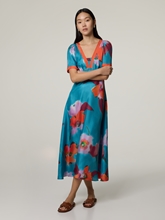 Image sur Robe midi en soie