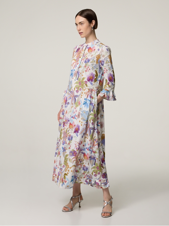 Image sur Robe midi avec imprimé ROSANNA