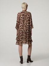 Image sur Robe mini en imprimé léopard