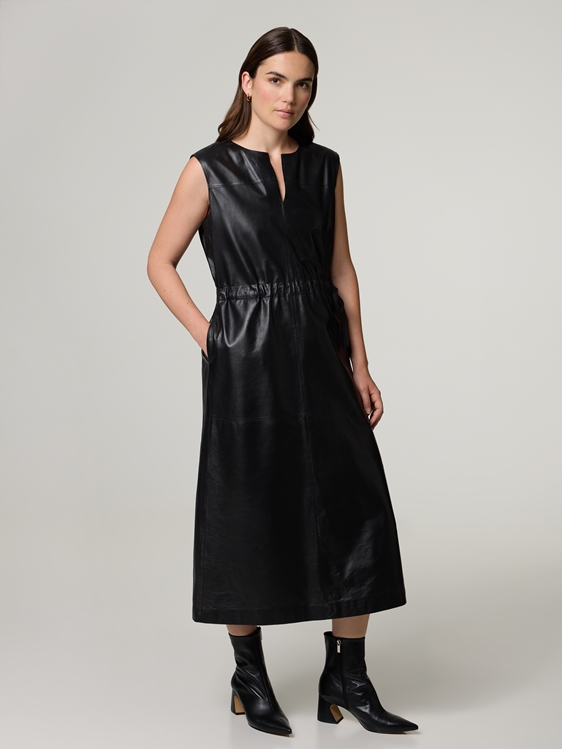 Bild von Midikleid aus Leder