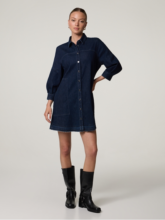 Bild von Minikleid aus Denim