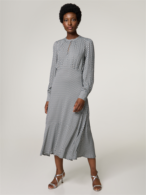 Image sur Robe midi imprimée