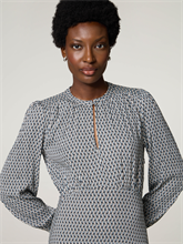 Image sur Robe midi imprimée