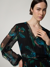 Image sur Robe midi avec imprimé