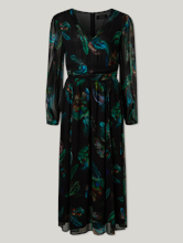 Image sur Robe midi avec imprimé