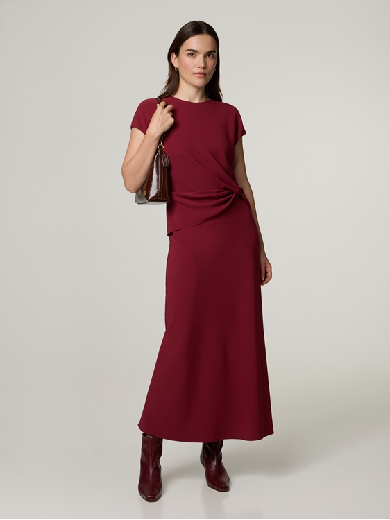 Image sur Kleid mit Drapédetail