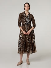 Image sur Robe midi imprimée AUDREY