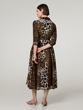 Image sur Robe midi imprimée AUDREY