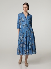 Image sur Robe midi imprimée AUDREY