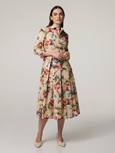 Image sur Robe midi avec imprimé floral