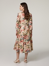 Image sur Robe midi avec imprimé floral