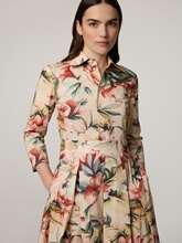 Image sur Robe midi avec imprimé floral