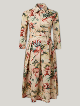 Image sur Robe midi avec imprimé floral