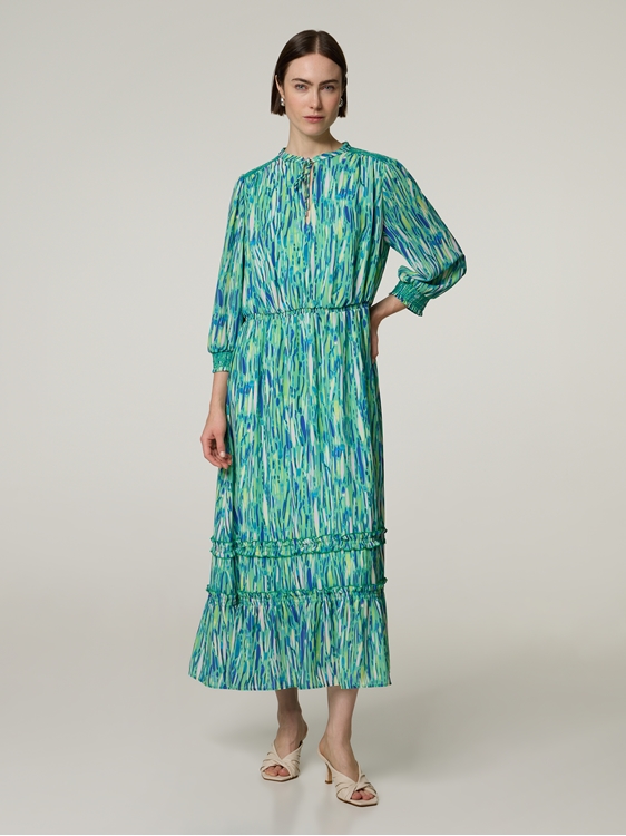 Image sur Robe longue à motifs