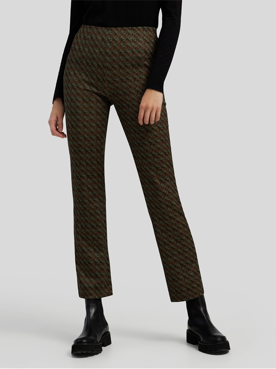 Bild von Stretchhose mit Allover-Print CINDESSA