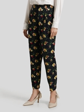 Bild von Bundfaltenhosen mit Flower-Print