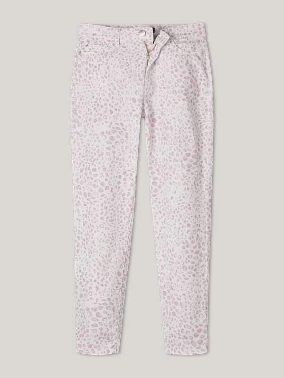 Bild von Jeans im Leo-Print