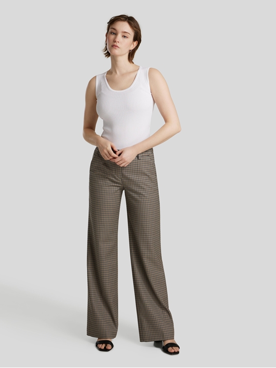 Bild von Karierte Hose im Slim Fit